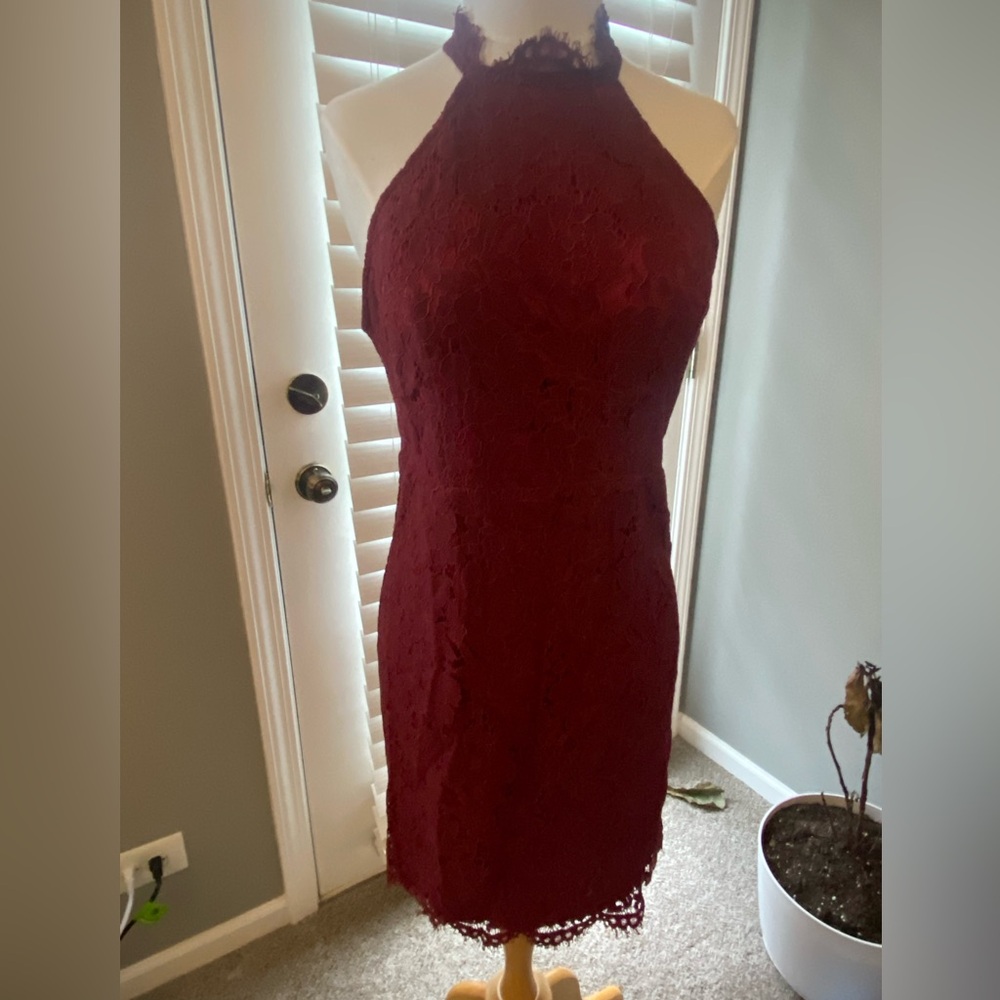 Formal Lace Mini Dress